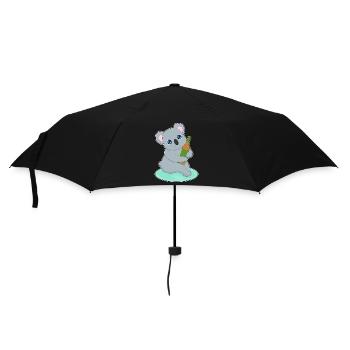 Koala Bottle of Beer - Umbrella (small) - black - Front