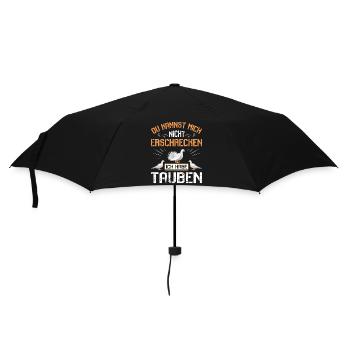 Taubenflüsterer brieftaubenzucht Taubenzüchter - Regenschirm (klein) - Schwarz - Vorne