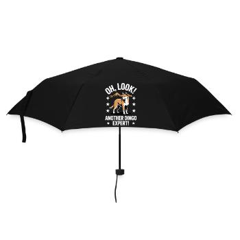 Dingo Australischer Wildhund Tierliebhaber Design - Regenschirm (klein) - Schwarz - Vorne