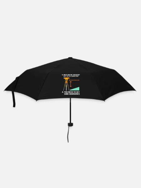 Landvermesser - Regenschirm (klein) - Schwarz