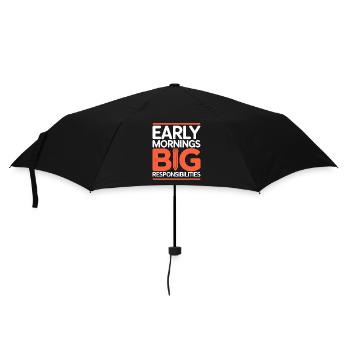 Professeur principal Early Morning Conseiller de classe - Parapluie standard - noir - Devant