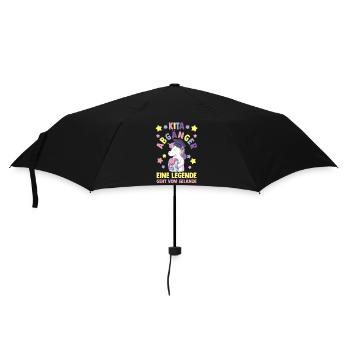 Kita Abgänger Eine Legende Verlässt Das Gelände - Regenschirm (klein) - Schwarz - Vorne