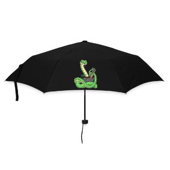 Cuisinière serpent cuisine de ramen - Parapluie standard - noir - Devant