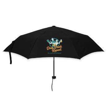 Pickleball Dink Drink Repeat Funny Player - Umbrella (small) - black - Front