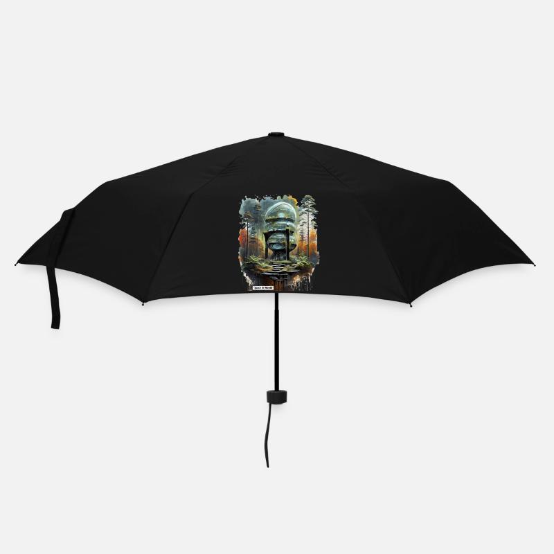 Space in Woods Dome - Umbrella (small) - black