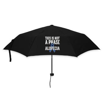 Sensibilisation à l’alopécie Perte de cheveux à l’alopécie areata - Parapluie standard - noir - Devant