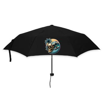 Surf - Regenschirm (klein) - Schwarz - Vorne