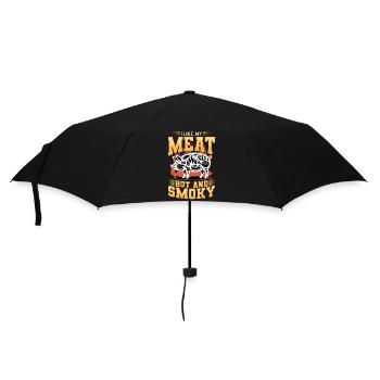 BBQ Grilling Meat Smoking Barbecue - Umbrella (small) - black - Front