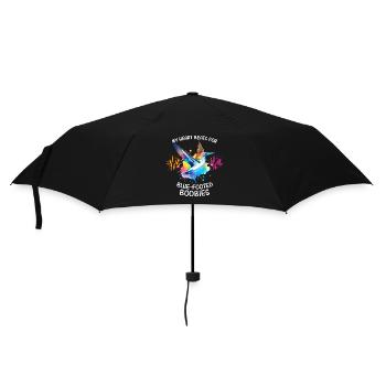 Blaufusstölpel Herzlinie - Regenschirm (klein) - Schwarz - Vorne