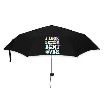 I Look Better Bent Over Tee - Umbrella (small) - black - Front