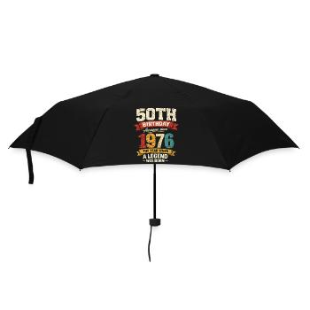 50 Years Anniversary Legend 1976 - Vintage - Umbrella (small) - black - Front
