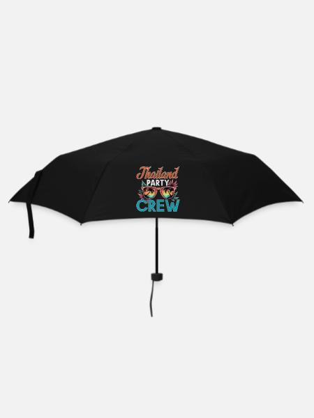 Thailand Crew - Regenschirm (klein) - Schwarz