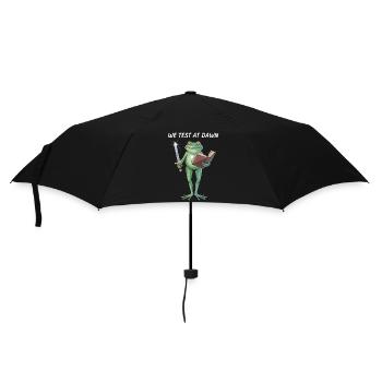 Dawn Test Frog Warrior - Umbrella (small) - black - Front