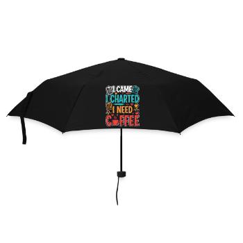 Night Shift Nurse, Tired - Umbrella (small) - black - Front