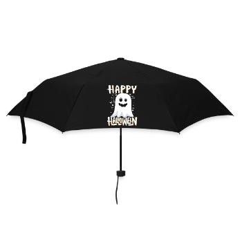 Joyeux Halloween Illustration de fantôme - Parapluie standard - noir - Devant