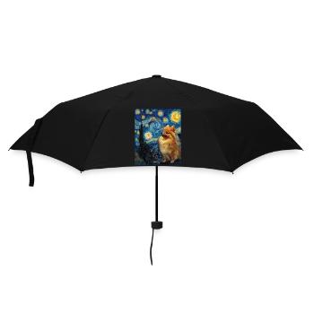 Zwergspitz Spitz Pomeranian - Parapluie standard - noir - Devant