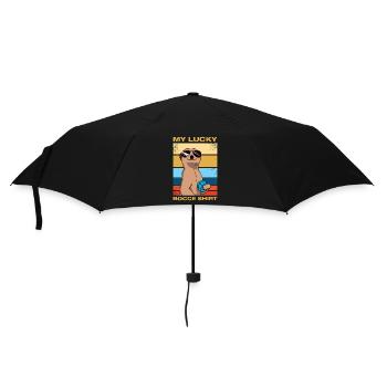 My lucky bocce petanque boules player - Umbrella (small) - black - Front
