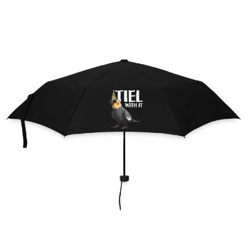 Tiel With It Cockatiel Sunglasses Tee - Umbrella (small) - black - Front