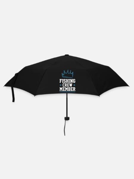 Fishing Crew - Regenschirm (klein) - Schwarz