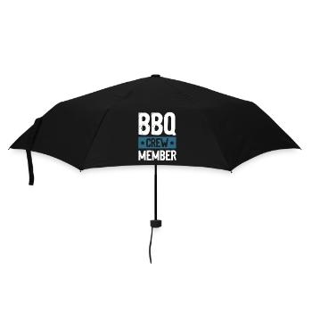 Équipe de barbecue - Parapluie standard - noir - Devant