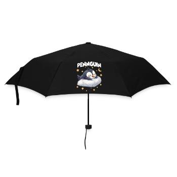 Pennguin Penguin Pajama Morning Grouch Late Riser - Umbrella (small) - black - Front
