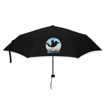 Parachutisme Coucher de soleil - Parapluie standard - noir - Devant