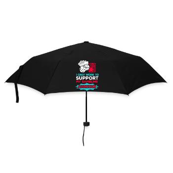 Casino poker kartenspiel glücksspiel - Regenschirm (klein) - Schwarz - Vorne