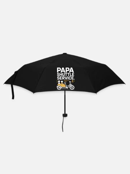 Papa Shuttle Service Lastenrad Papa - Regenschirm (klein) - Schwarz
