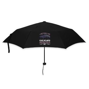 I love my Black Melanoid Axolotl - Umbrella (small) - black - Front