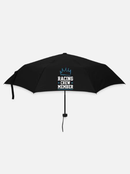 Racing Crew - Regenschirm (klein) - Schwarz