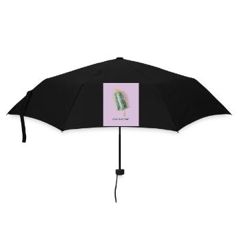 Eiskalt & Wehrhaft Kaktus Eis Design - Regenschirm (klein) - Schwarz - Vorne