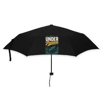 Taucher Under Pressure Shirt - Regenschirm (klein) - Schwarz - Vorne