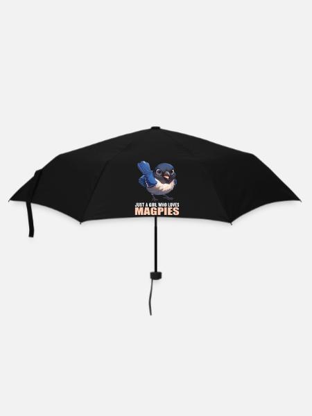 Elstern Elster - Regenschirm (klein) - Schwarz