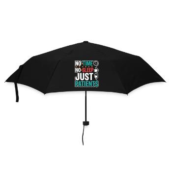 Night Shift Nurse, Tired - Umbrella (small) - black - Front