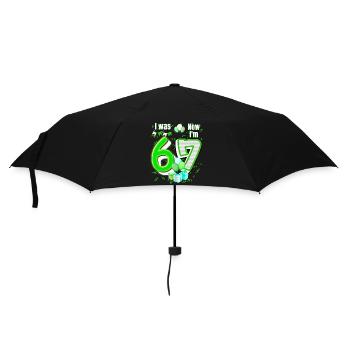 I was 6 Now Im 7 Birthday Shirt Kids 7 Birthday - Umbrella (small) - black - Front