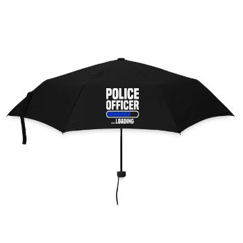 Police Officer loading Police School Grad Police - Umbrella (small) - black - Front