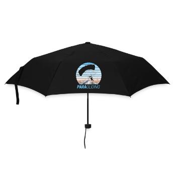 Parapente Vintage Gleitschirmfliegen Design - Parapluie standard - noir - Devant