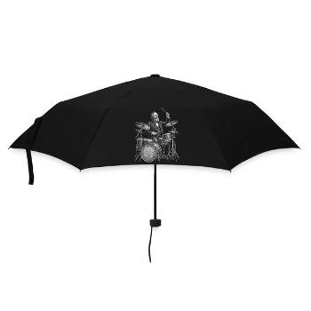 Rutherford B. Hayes spielt Schlagzeug - Regenschirm (klein) - Schwarz - Vorne