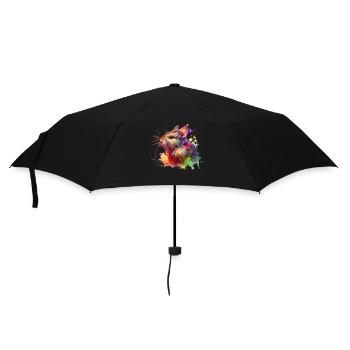 Degu Motif - Umbrella (small) - black - Front