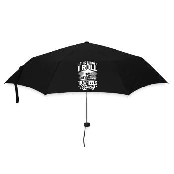 Conduisant cadeau de camion drôle - Parapluie standard - noir - Devant