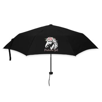  Horse Owner Equestrian Horse Riding Rider - Regenschirm (klein) - Schwarz - Vorne