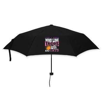 Taco Cat Domestic Cat Kitty Cat Owner - Umbrella (small) - black - Front