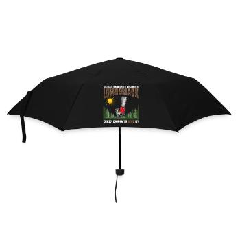 Skilled Crazy Lumberjack - Umbrella (small) - black - Front