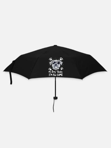 Pawsome Dog Owner - Umbrella (small) - black