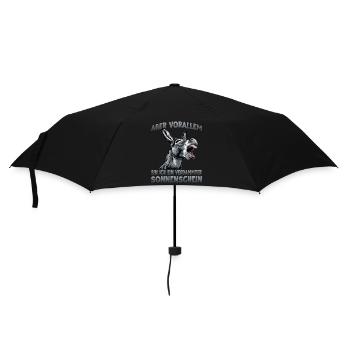 Esel Humor Eselhalter Bauernhof Hausesel - Regenschirm (klein) - Schwarz - Vorne