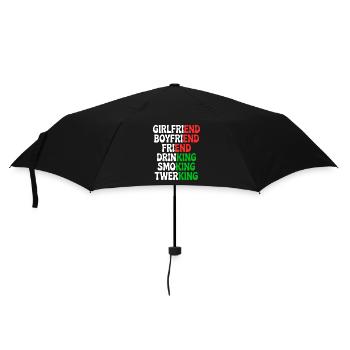Ex petite amie King JGA Single Party Malle - Parapluie standard - noir - Devant