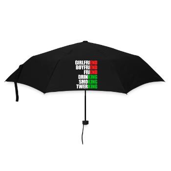 Ex petite amie King JGA Single Party Malle - Parapluie standard - noir - Devant