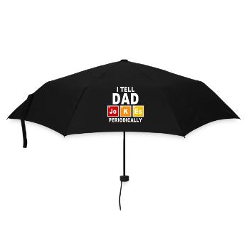 Je raconte périodiquement des blagues de papa scientifique Père Cadeau - Parapluie standard - noir - Devant