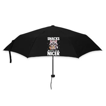 Les snacks de panda poubelle me rendent un raton laveur plus gentil - Parapluie standard - noir - Devant