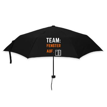 Fenster Auf Fraktion - Regenschirm (klein) - Schwarz - Vorne